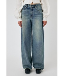 MOUSSY（マウジー）の「WIDE BAGGY STRAIGHT（デニムパンツ）」