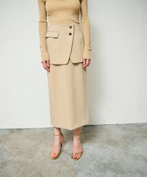 GRACE CONTINENTAL | レイヤードペンシルスカート(スカート)