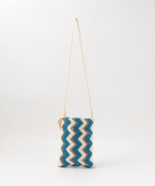 green label relaxing（グリーンレーベルリラクシング）の「【別注】＜beej＞EX ウェーブ ショルダーバッグ（ショルダーバッグ・キッズ・コバルトブルー/ライラック・FREE）」の14枚目の写真