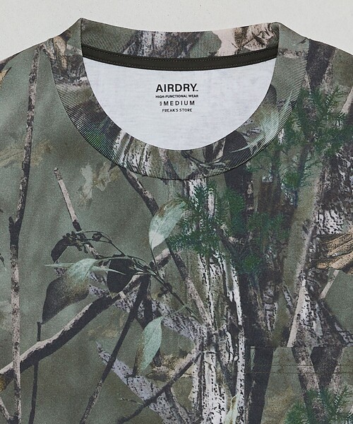 FREAK'S STORE（フリークスストア）の「FREAK’S STORE/フリークスストア AIRDRY 7.7オンス ビックシルエット ツリーカモ クルーネック ポケットTシャツ/エアドライ/吸水速乾（Tシャツ/カットソー・メンズ・カモフラージュ・SMALL/MEDIUM/LARGE）」の4枚目の写真