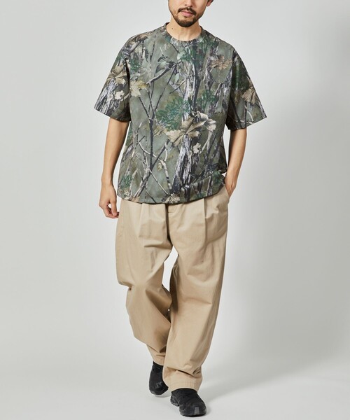 FREAK'S STORE（フリークスストア）の「FREAK’S STORE/フリークスストア AIRDRY 7.7オンス ビックシルエット ツリーカモ クルーネック ポケットTシャツ/エアドライ/吸水速乾（Tシャツ/カットソー・メンズ・カモフラージュ・SMALL/MEDIUM/LARGE）」の8枚目の写真