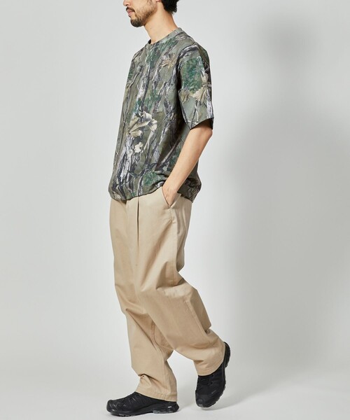 FREAK'S STORE（フリークスストア）の「FREAK’S STORE/フリークスストア AIRDRY 7.7オンス ビックシルエット ツリーカモ クルーネック ポケットTシャツ/エアドライ/吸水速乾（Tシャツ/カットソー・メンズ・カモフラージュ・SMALL/MEDIUM/LARGE）」の9枚目の写真