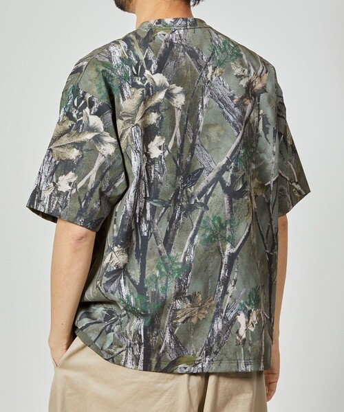 FREAK'S STORE（フリークスストア）の「FREAK’S STORE/フリークスストア AIRDRY 7.7オンス ビックシルエット ツリーカモ クルーネック ポケットTシャツ/エアドライ/吸水速乾（Tシャツ/カットソー・メンズ・カモフラージュ・SMALL/MEDIUM/LARGE）」の12枚目の写真