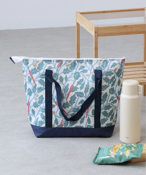 emesuelee(エメスーリー)の「保冷保温トートBAG(エコバッグ/サブバッグ・レディース・グリーン系1/アイボリー/ネイビー/ブルー/チャコールグレー/ベージュ系1/ピンク/グリーン/イエロー/ベージュ/ブラック/ライトベージュ・フリー)」の2枚目の写真