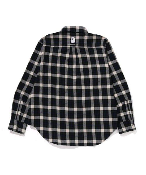 A BATHING APE(アベイシングエイプ)の「ONE POINT CHECK SHIRT(シャツ/ブラウス・メンズ・ブルー/レッド/グリーン・LARGE/MEDIUM/SMALL/XX-LARGE/X-LARGE)」の4枚目の写真