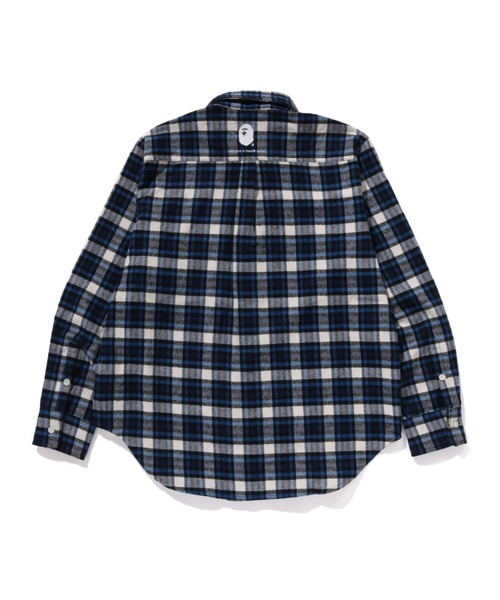 A BATHING APE(アベイシングエイプ)の「ONE POINT CHECK SHIRT(シャツ/ブラウス・メンズ・ブルー/レッド/グリーン・LARGE/MEDIUM/SMALL/XX-LARGE/X-LARGE)」の5枚目の写真