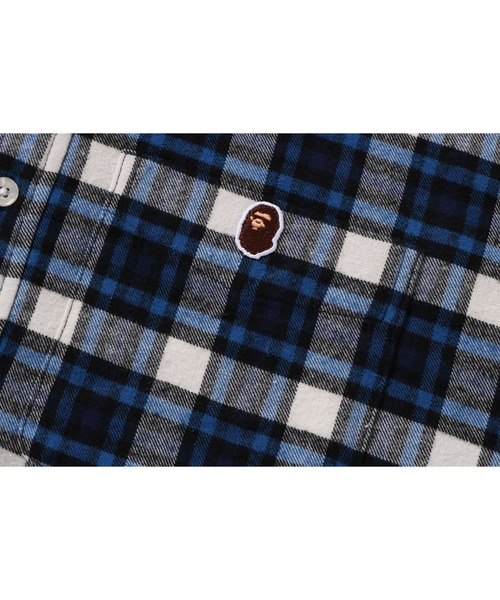 A BATHING APE(アベイシングエイプ)の「ONE POINT CHECK SHIRT(シャツ/ブラウス・メンズ・ブルー/レッド/グリーン・LARGE/MEDIUM/SMALL/XX-LARGE/X-LARGE)」の8枚目の写真