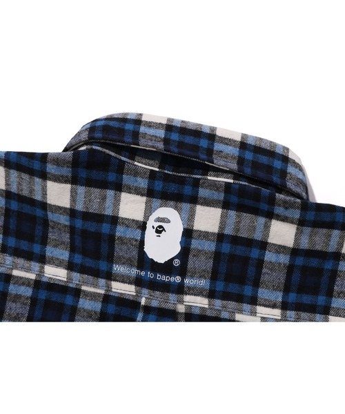 A BATHING APE(アベイシングエイプ)の「ONE POINT CHECK SHIRT(シャツ/ブラウス・メンズ・ブルー/レッド/グリーン・LARGE/MEDIUM/SMALL/XX-LARGE/X-LARGE)」の11枚目の写真