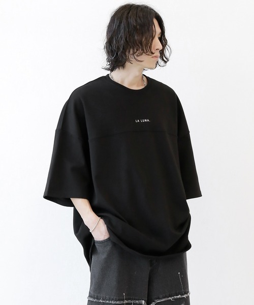 minsobi(ミンソビ)の「ルナサークル半袖T プリントデザインTシャツ(Tシャツ/カットソー・メンズ・グレー/ブラック・FREE)」の18枚目の写真