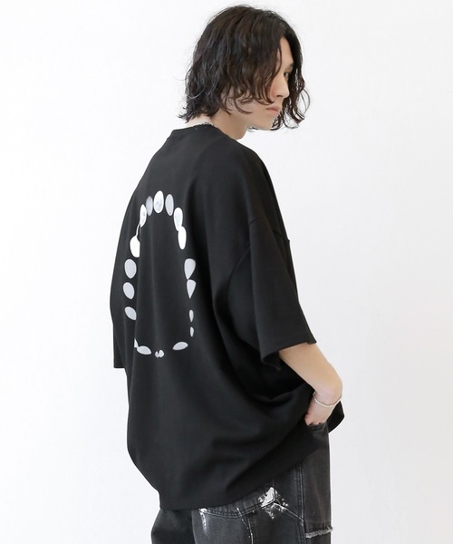 minsobi(ミンソビ)の「ルナサークル半袖T プリントデザインTシャツ(Tシャツ/カットソー・メンズ・グレー/ブラック・FREE)」の17枚目の写真