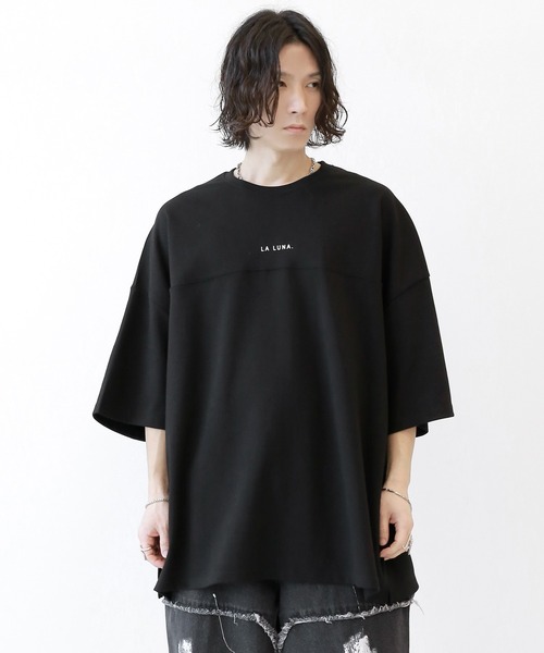 minsobi(ミンソビ)の「ルナサークル半袖T プリントデザインTシャツ(Tシャツ/カットソー・メンズ・グレー/ブラック・FREE)」の19枚目の写真