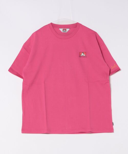 BEN DAVIS(ベンデイビス)の「《BEN DAVIS》プリントTシャツ/抗菌防臭 リサイクルコットン混(Tシャツ/カットソー・メンズ・ホワイト/ブラック/ピンク/オレンジ/グリーン・SMALL/MEDIUM/LARGE/X-LARGE)」の1枚目の写真
