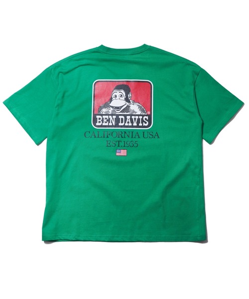 BEN DAVIS(ベンデイビス)の「《BEN DAVIS》プリントTシャツ/抗菌防臭 リサイクルコットン混(Tシャツ/カットソー・メンズ・ホワイト/ブラック/ピンク/オレンジ/グリーン・SMALL/MEDIUM/LARGE/X-LARGE)」の13枚目の写真