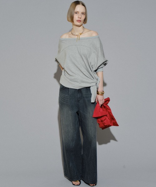 yae（ヤエ）の「Super wide mens like denim／スーパーワイドメンズライクデニム（デニムパンツ・レディース・ライトブルー/ブラック/ブラウン・34/36/38）」の18枚目の写真