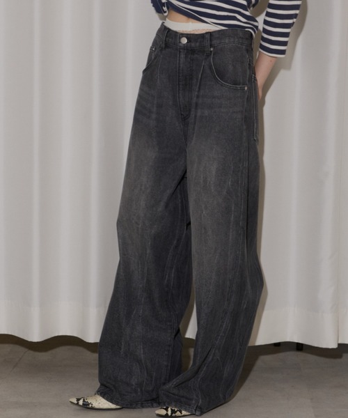 セール】Super wide mens like denim／スーパーワイドメンズ