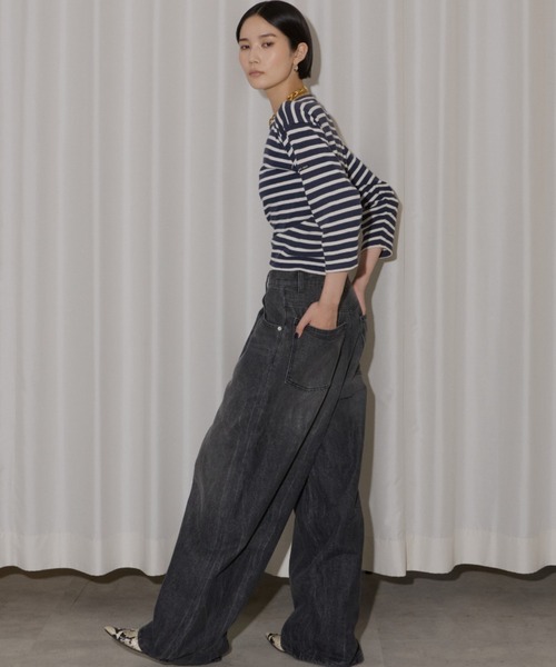 Super wide mens like denim／スーパーワイドメンズライクデニム