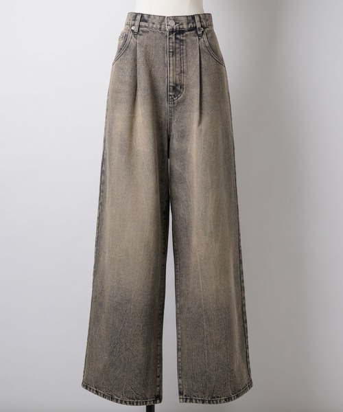 Super wide mens like denim／スーパーワイドメンズライクデニム