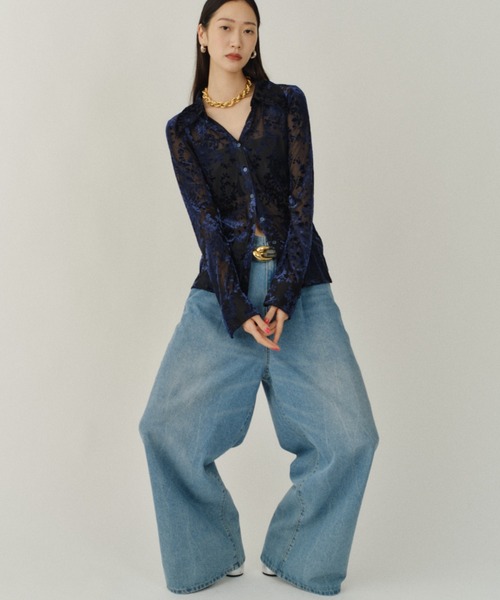 Super wide mens like denim／スーパーワイドメンズライクデニム