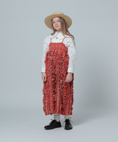 LOWRYS FARM（ローリーズファーム）の「ＩＮＤＩＡＩＳ２ＷＡＹパンツ　112144（その他パンツ・キッズ・ブルー/レッド・FREE）」の3枚目の写真