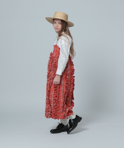 LOWRYS FARM（ローリーズファーム）の「ＩＮＤＩＡＩＳ２ＷＡＹパンツ　112144（その他パンツ・キッズ・ブルー/レッド・FREE）」の4枚目の写真