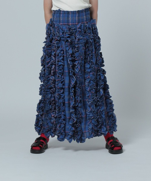 LOWRYS FARM（ローリーズファーム）の「ＩＮＤＩＡＩＳ２ＷＡＹパンツ　112144（その他パンツ・キッズ・ブルー/レッド・FREE）」の14枚目の写真