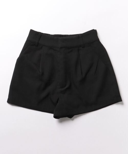 【新品同様】 bow.a ボウエー タックショートパンツ FREE ブラック タックショートパンツ レディース 秋[品番：WG010088351]｜WEGO