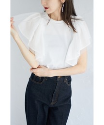 【ZOZO限定】フラッフィーフリルトップス