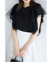 【ZOZO限定】フラッフィーフリルトップス
