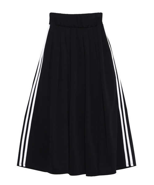 PUNYUS（プニュズ）の「トラックフレアロングスカート（スカート・レディース・グレー/ブラック/パープル・1/2/3/4）」の14枚目の写真