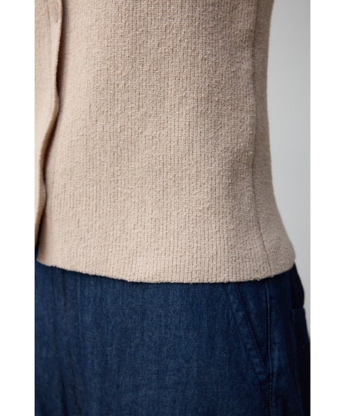AZUL by moussy（アズールバイマウジー）の「パイルニットタンク（タンクトップ・レディース・ブラック/グリーン/ベージュ・FREE）」の12枚目の写真