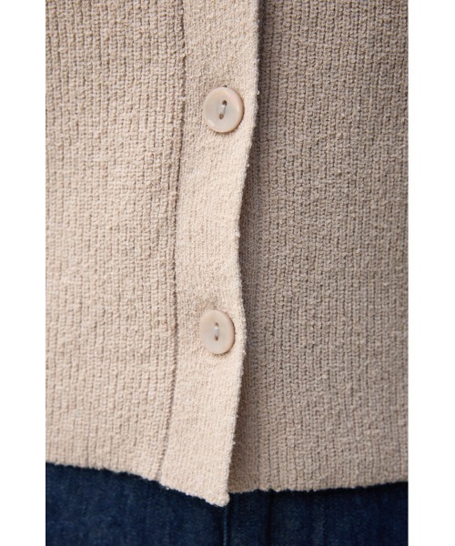 AZUL by moussy（アズールバイマウジー）の「パイルニットタンク（タンクトップ・レディース・ブラック/グリーン/ベージュ・FREE）」の13枚目の写真
