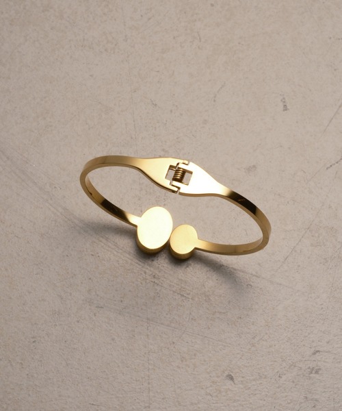 BEARDSLEY（ビアズリー）の「ツインデザインブレス（ブレスレット・レディース・ゴールド・FREE）」の2枚目の写真