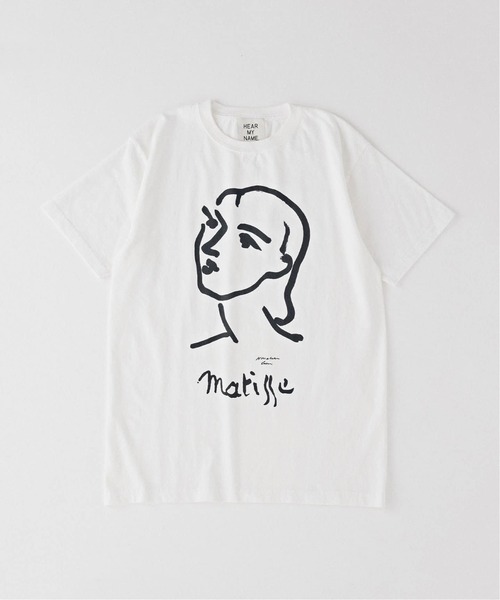 tシャツ 「WEB限定」マティスアートTシャツ レディース SALON adam et rope' tシャツ 「WEB限定」マティスアートTシャツ