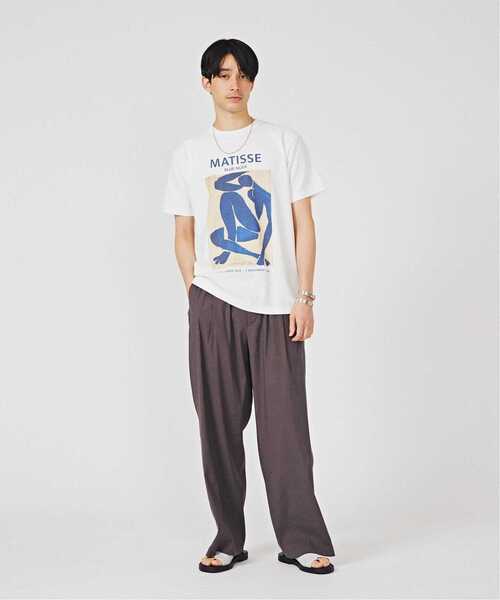 EDIFICE（エディフィス）の「《再入荷》MATISSE(マティス) 別注 アートプリント Tシャツ（Tシャツ/カットソー・メンズ・ホワイト/ホワイト×ホワイト/ライトホワイト・LARGE/MEDIUM）」の19枚目の写真