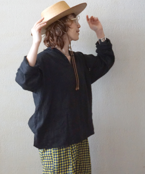 楽天市場】リネンワッシャー スキッパーシャツ journal standard
