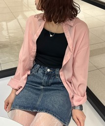 Birthday room（バースデイルーム）の「シアーカラーシャツ / sheer color shirt（シャツ/ブラウス・レディース）」