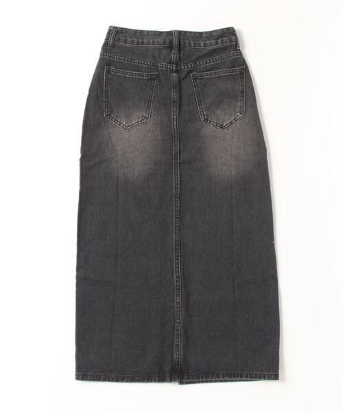 paravion（パラビオン）の「デニムロングスカート/S.Mサイズ展開あり（デニムスカート・レディース・ブラック/ブルー・SMALL/MEDIUM）」の15枚目の写真