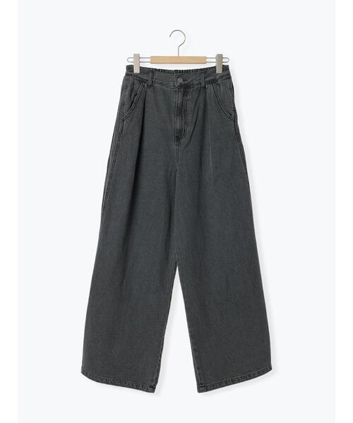 ehka sopo(エヘカソポ)の「サイドタックデニムパンツ(デニムパンツ・レディース・ブルー/グレー/サックスブルー・F)」の8枚目の写真