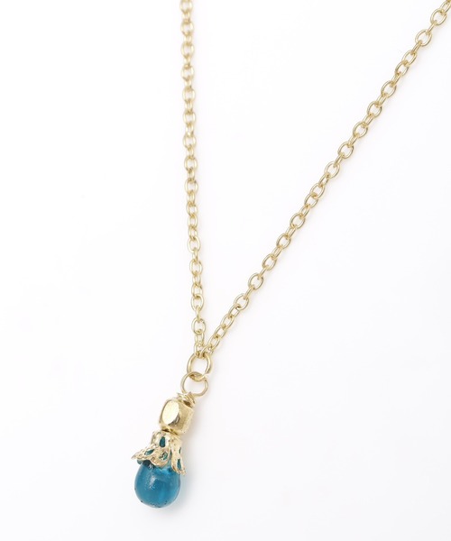 チャイハネ（チャイハネ）の「【チャイハネ】メリティアネックレス（ネックレス・レディース・クリア/ターコイズブルー/ブラック/グリーン/レッド/パープル/オレンジ・FREE）」の3枚目の写真