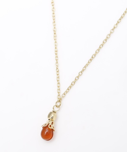 チャイハネ（チャイハネ）の「【チャイハネ】メリティアネックレス（ネックレス・レディース・クリア/ターコイズブルー/ブラック/グリーン/レッド/パープル/オレンジ・FREE）」の6枚目の写真