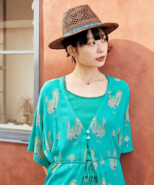 チャイハネ（チャイハネ）の「【チャイハネ】メリティアネックレス（ネックレス・レディース・クリア/ターコイズブルー/ブラック/グリーン/レッド/パープル/オレンジ・FREE）」の12枚目の写真