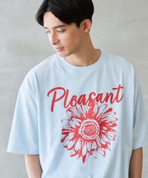 LAKOLE | ラインフラワープリントＴ / 122077(Tシャツ/カットソー)