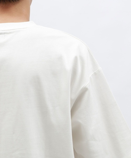 LAKOLE（ラコレ）の「ラインフラワープリントＴ / 122077（Tシャツ/カットソー・メンズ・ホワイト/ブラック/ブルー・X-LARGE/LARGE/MEDIUM）」の14枚目の写真