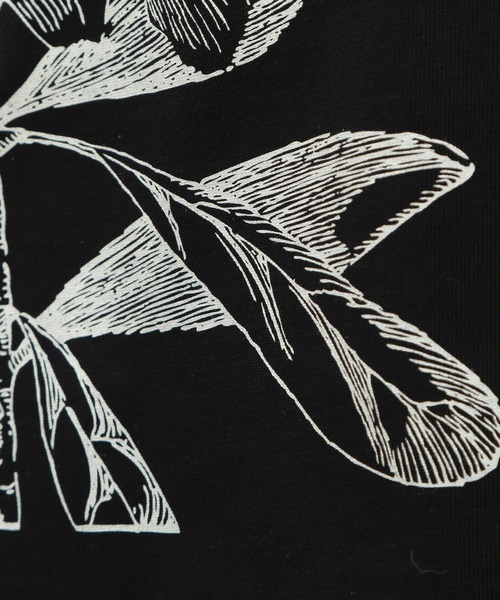 LAKOLE（ラコレ）の「ラインフラワープリントＴ / 122077（Tシャツ/カットソー・メンズ・ホワイト/ブラック/ブルー・X-LARGE/LARGE/MEDIUM）」の18枚目の写真