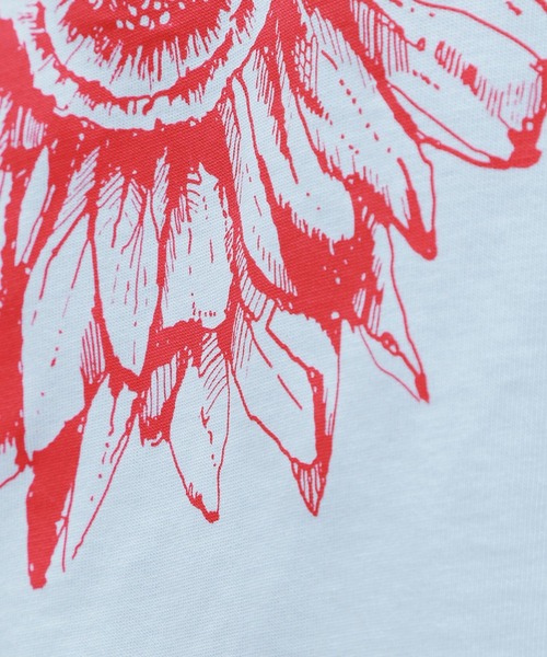 LAKOLE（ラコレ）の「ラインフラワープリントＴ / 122077（Tシャツ/カットソー・メンズ・ホワイト/ブラック/ブルー・X-LARGE/LARGE/MEDIUM）」の20枚目の写真