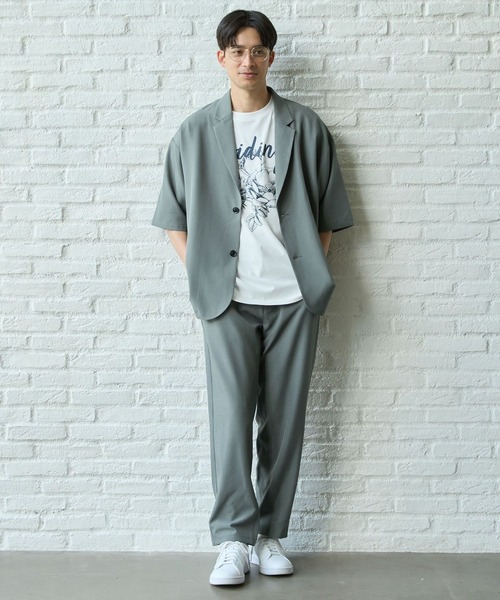 LAKOLE（ラコレ）の「ラインフラワープリントＴ / 122077（Tシャツ/カットソー・メンズ・ホワイト/ブラック/ブルー・X-LARGE/LARGE/MEDIUM）」の21枚目の写真