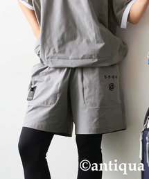 antiqua（アンティカ）の「【STCH】ロゴハーフパンツ（その他パンツ・レディース）」