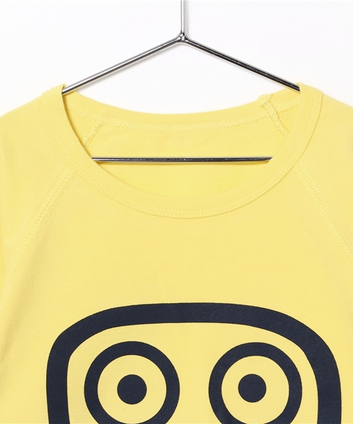 こどまーく(コドマーク)の「オウルプリント長袖Tシャツ(Tシャツ/カットソー・キッズ・イエロー/ターコイズブルー・6-8Y/4Y/1Y/2Y/3Y)」の4枚目の写真