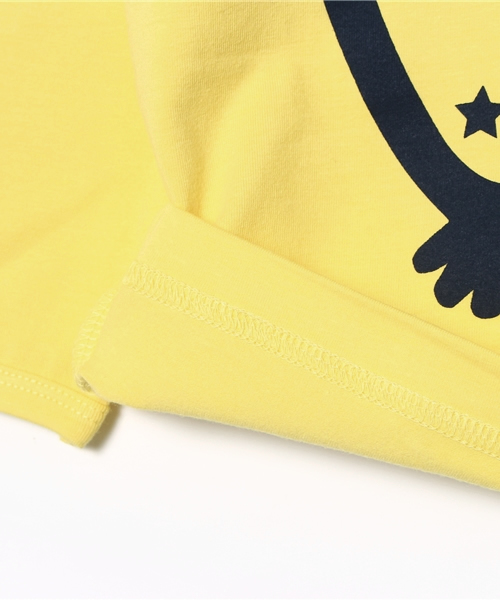 こどまーく(コドマーク)の「オウルプリント長袖Tシャツ(Tシャツ/カットソー・キッズ・イエロー/ターコイズブルー・6-8Y/4Y/1Y/2Y/3Y)」の7枚目の写真