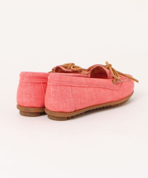Minnetonka(ミネトンカ)の「《MINNETONKA》CANVAS MOC モカシン キャンバス モック(モカシン/デッキシューズ・レディース・ピンク系その他/イエロー系その他・US5)」の4枚目の写真